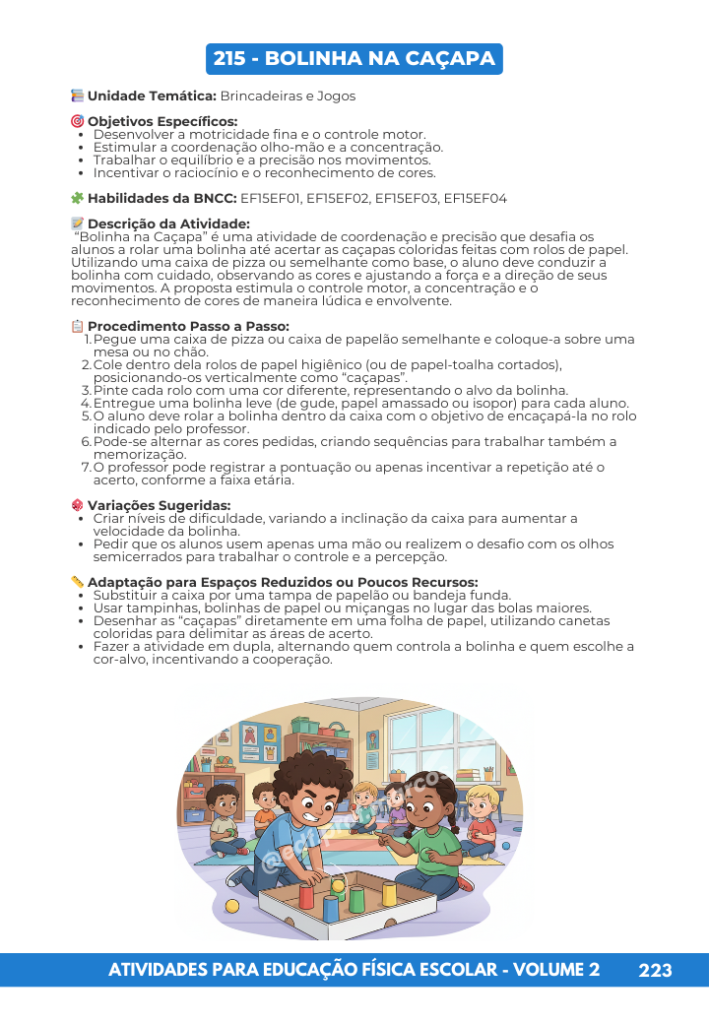 ATIVIDADES PARA EDUCAÇÃO FÍSICA ESCOLAR - VOLUME 2 (3)